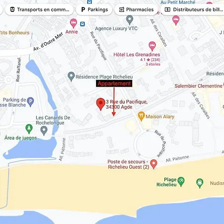 Appartement Les Terrasses De La 268 , T2 Climatisé, Vue Mer, Parking, Terrasse